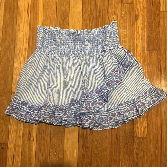 NWOT Vineyard Vines Border Print Smocked Ruffle Skirt XL - Picture 2 of 2